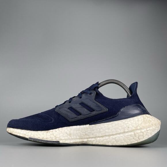 Adidas Ultraboost 22 Men’s Size 8 Collegiate Navy Running Shoes Casual Shoe GUC - Picture 6 of 9